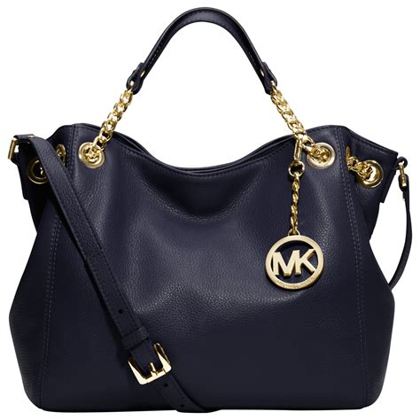 navy blue Michael Kors bag